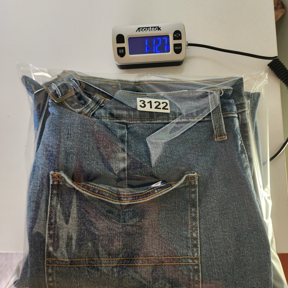 Old Navy Womens Curvy Extra High-Waisted Straight Workwear Jeans Plus Size 18 - Picture 15 of 15